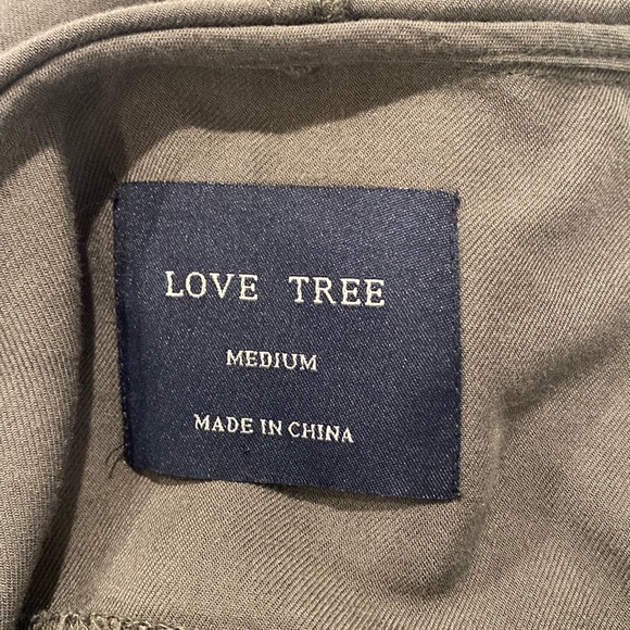 Olive green button/zip blouse - Picture 8 of 8